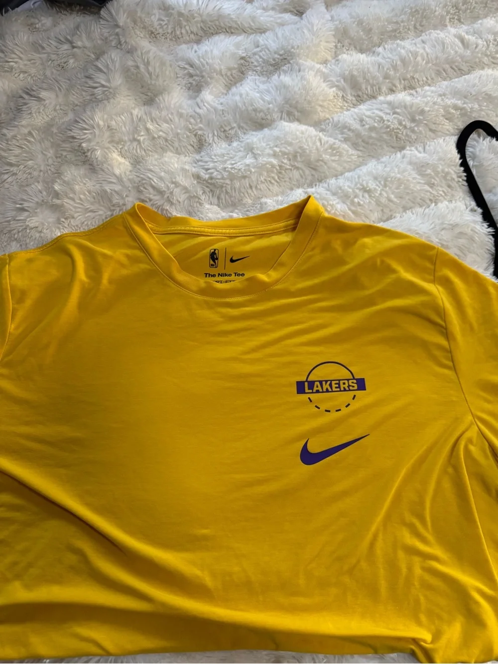 Nike Yellow Los Angeles Lakers Short-Sleeve Tee